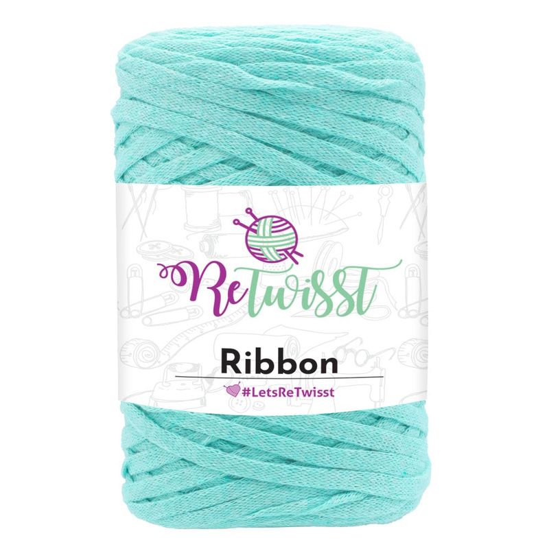 GENERICO - Trapillo Ribbon Algodon ReTwist 250 Grs - Calipso Claro 4013