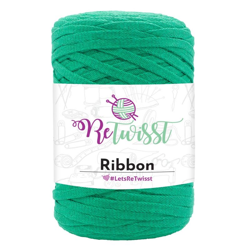 GENERICO - Trapillo Ribbon Algodon ReTwist 250Grs - Verde Turquesa 4015