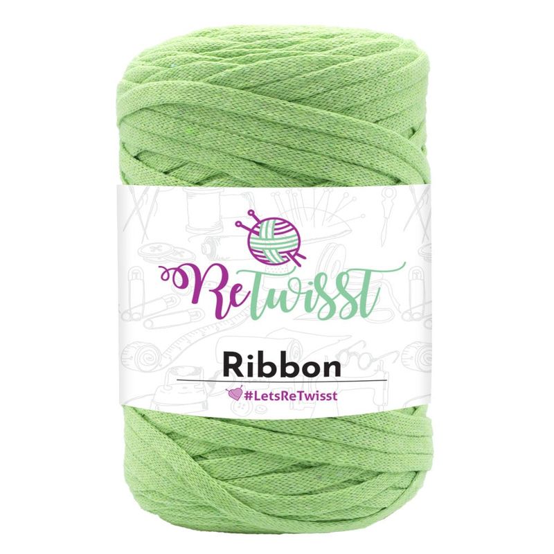 GENERICO - Trapillo Ribbon Algodon ReTwist 250Grs - Verde Pistacho 4014