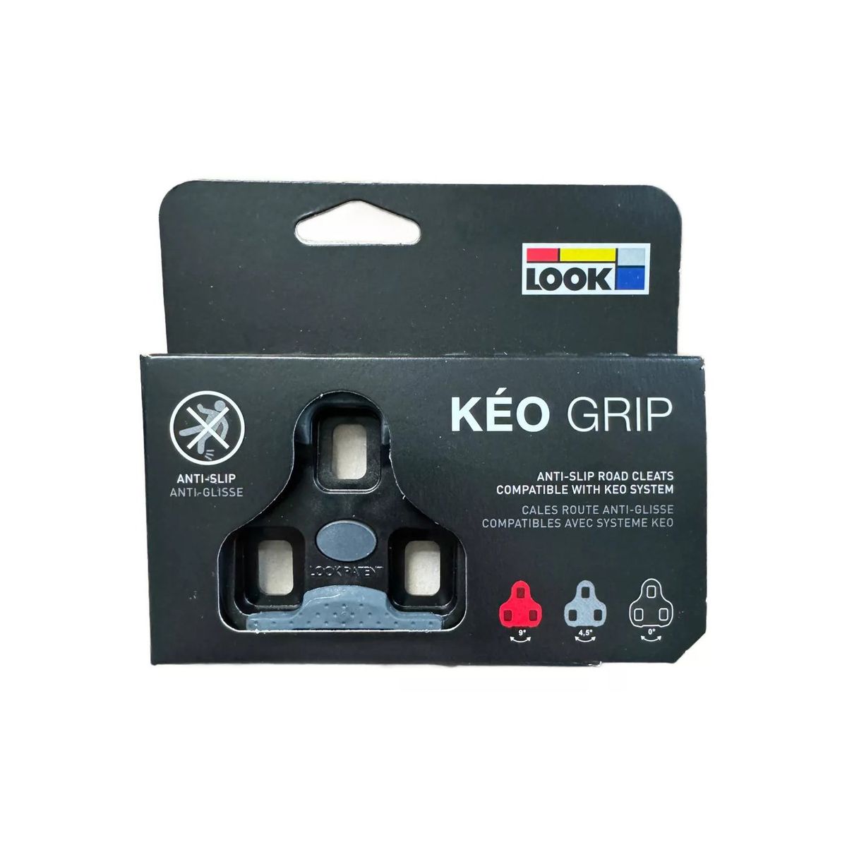 GENERICO - Calas Look Keo Grip 0° Antideslizante Bicicleta Ruta Pista