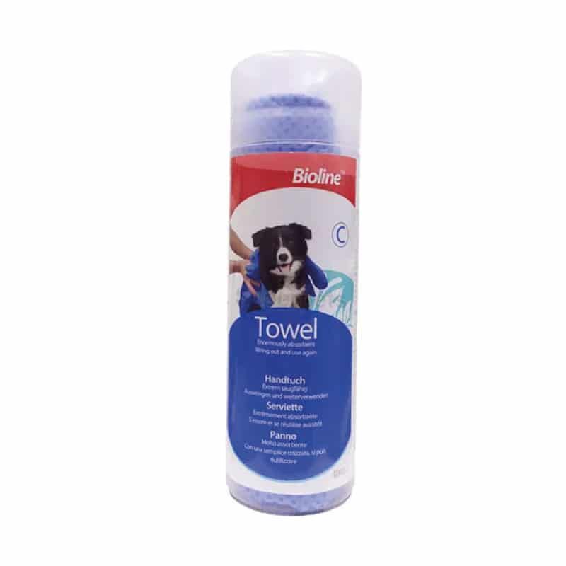 BIOLINE - Bioline Toalla Absorbente Para Baño Mascotas 66 x 43cms