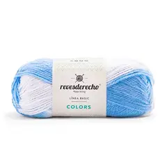 REVESDERECHO - Lana Colors Mix 100grs - Celeste 0005