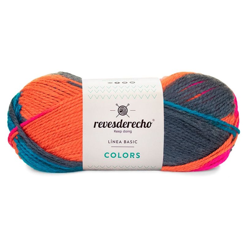 REVESDERECHO - Lana Colors Mix 100grs - Calipso 0065