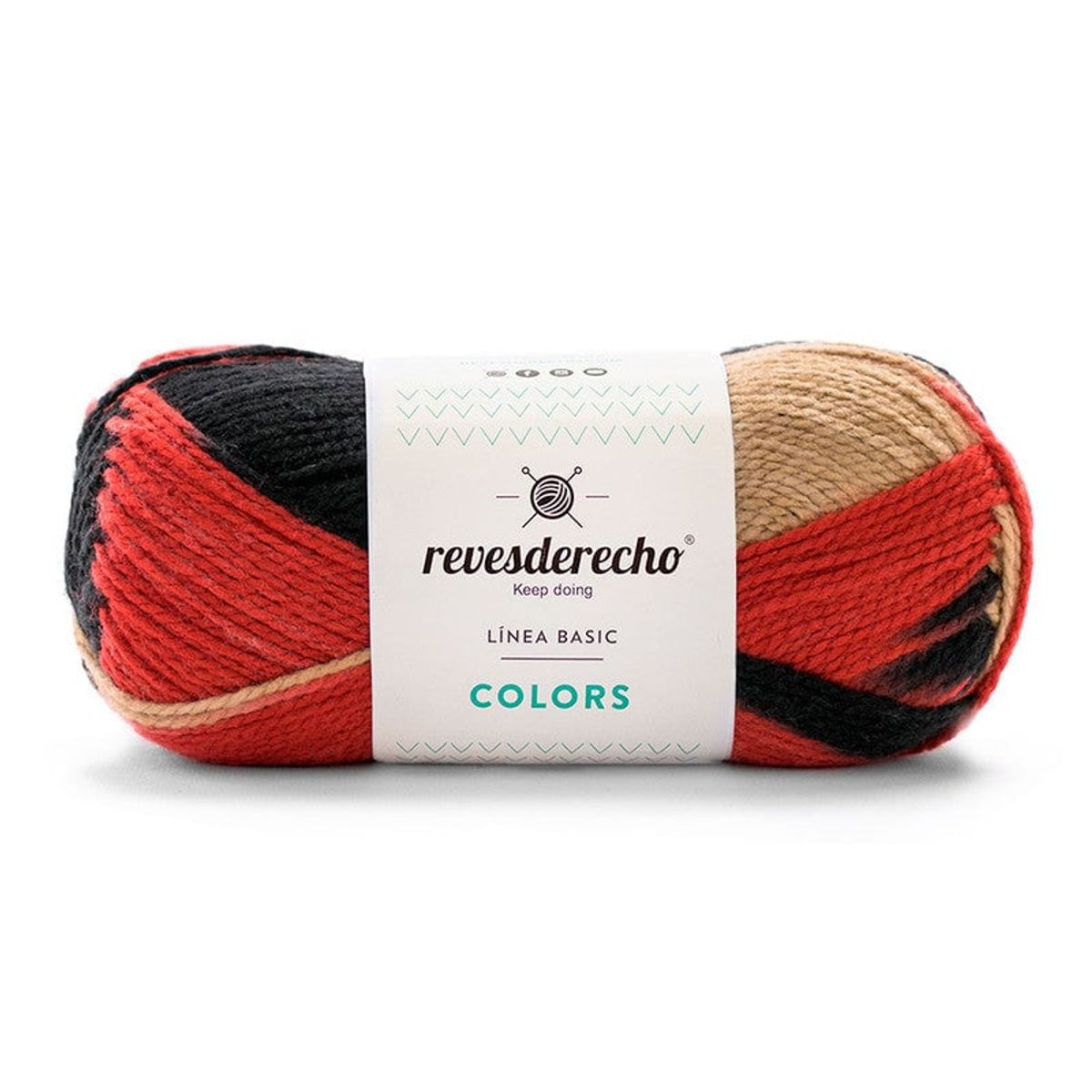 REVESDERECHO - Lana Colors Mix 100grs - Naranja Claro 0078