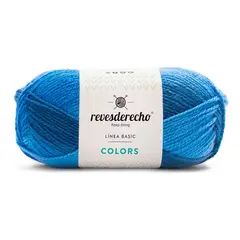 REVESDERECHO - Lana Colors Mix 100grs - Azul Rey 0085
