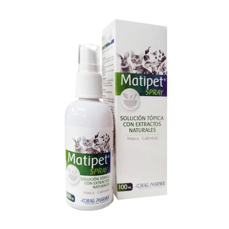 DRAG PHARMA - Matipet Spray Cicatrizante Perros y Gatos 100gr
