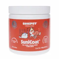 SUNIPET - Sunicoat Suplemento Piel y Pelaje Perros Gatos 70und