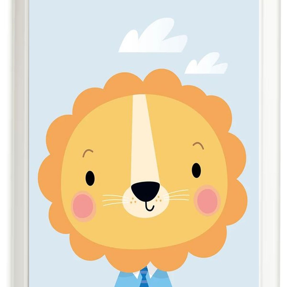 DECORACION CREATIVA - Set Cuadro Infantil niño - Animales Nordicos Colores