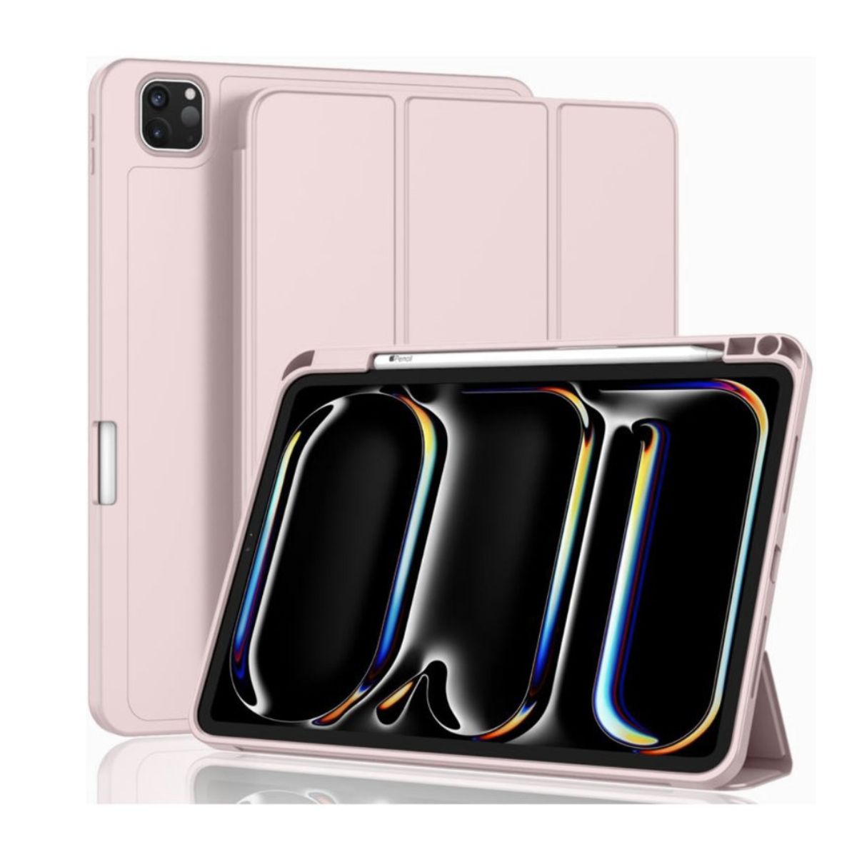 GENERICO - Funda Smart Cover Para iPad Pro 13 M4 2024 - Rosado