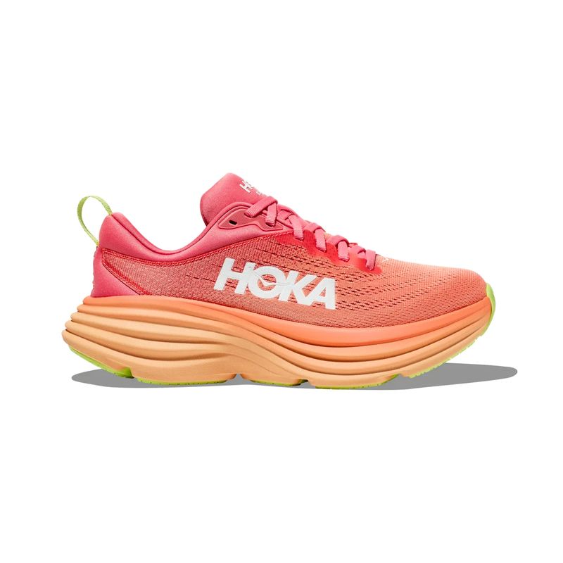 HOKA - Zapatilla Hoka Bondi 8 Mujer Coral