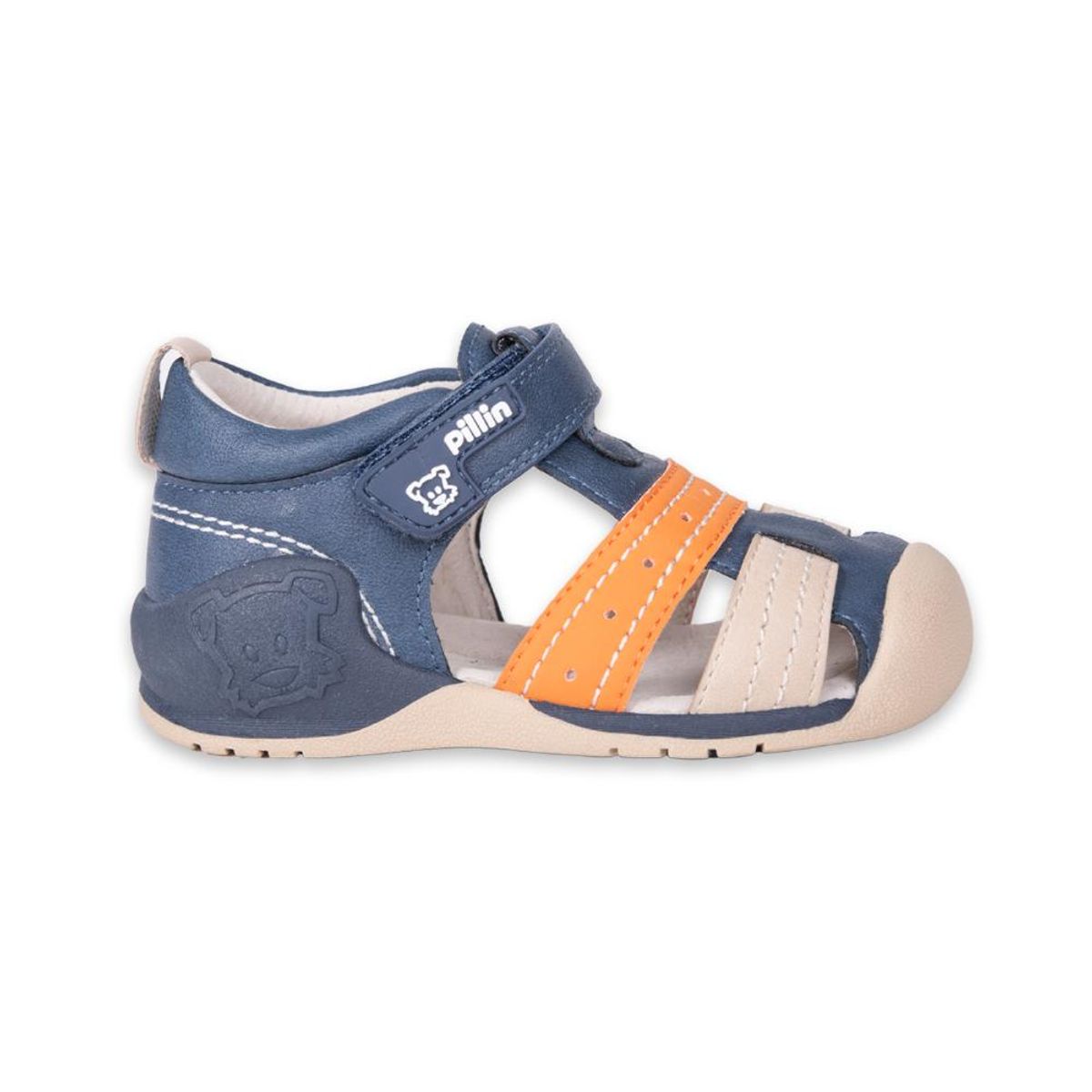 PILLIN - Sandalias Pasos Bebe Niño Azul Pillin PILLIN