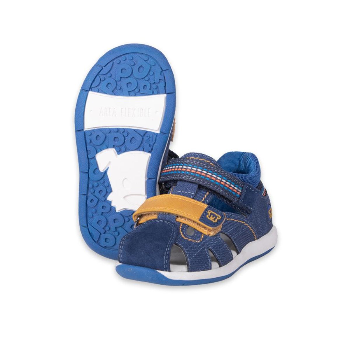 PILLIN - Sandalias Clasico Bebe Niño Azul Pillin PILLIN