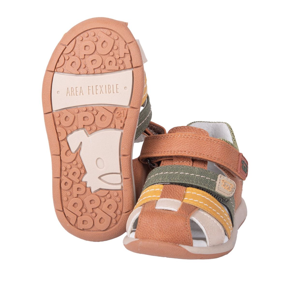 PILLIN - Sandalias Clasico Bebe Niño Café Pillin PILLIN