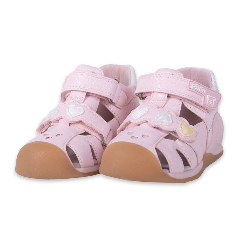 PILLIN - Sandalias Pasos Bebe Niña Rosado Pillin PILLIN
