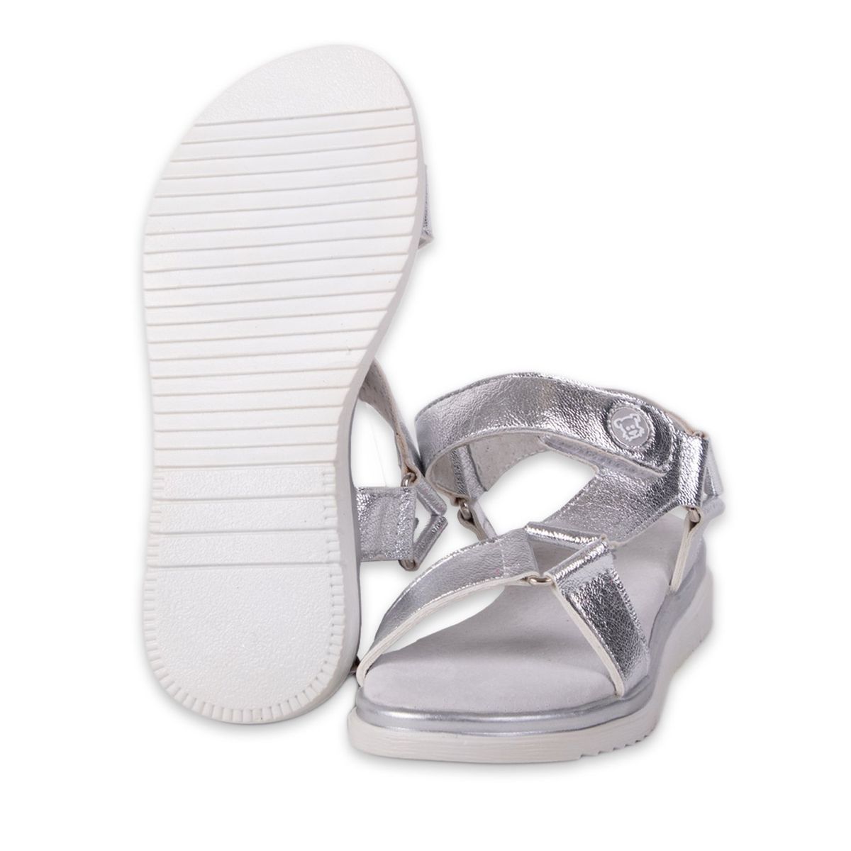 PILLIN - Sandalias Niña Plateado Pillin PILLIN