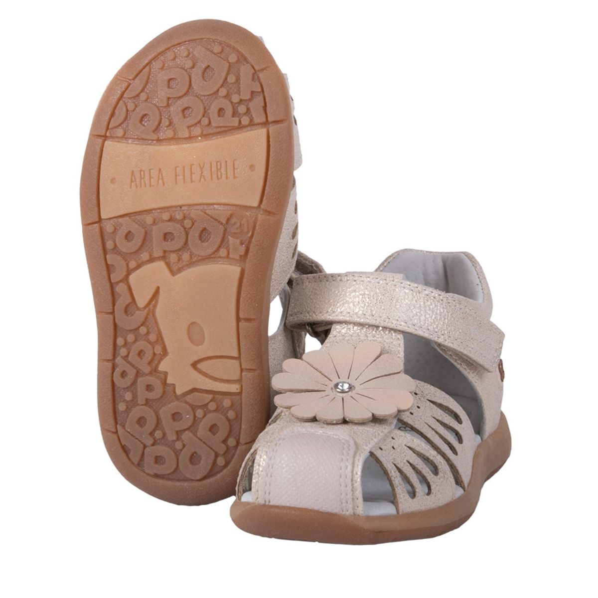 PILLIN - Sandalias Clasico Bebe Niña Dorado Pillin PILLIN