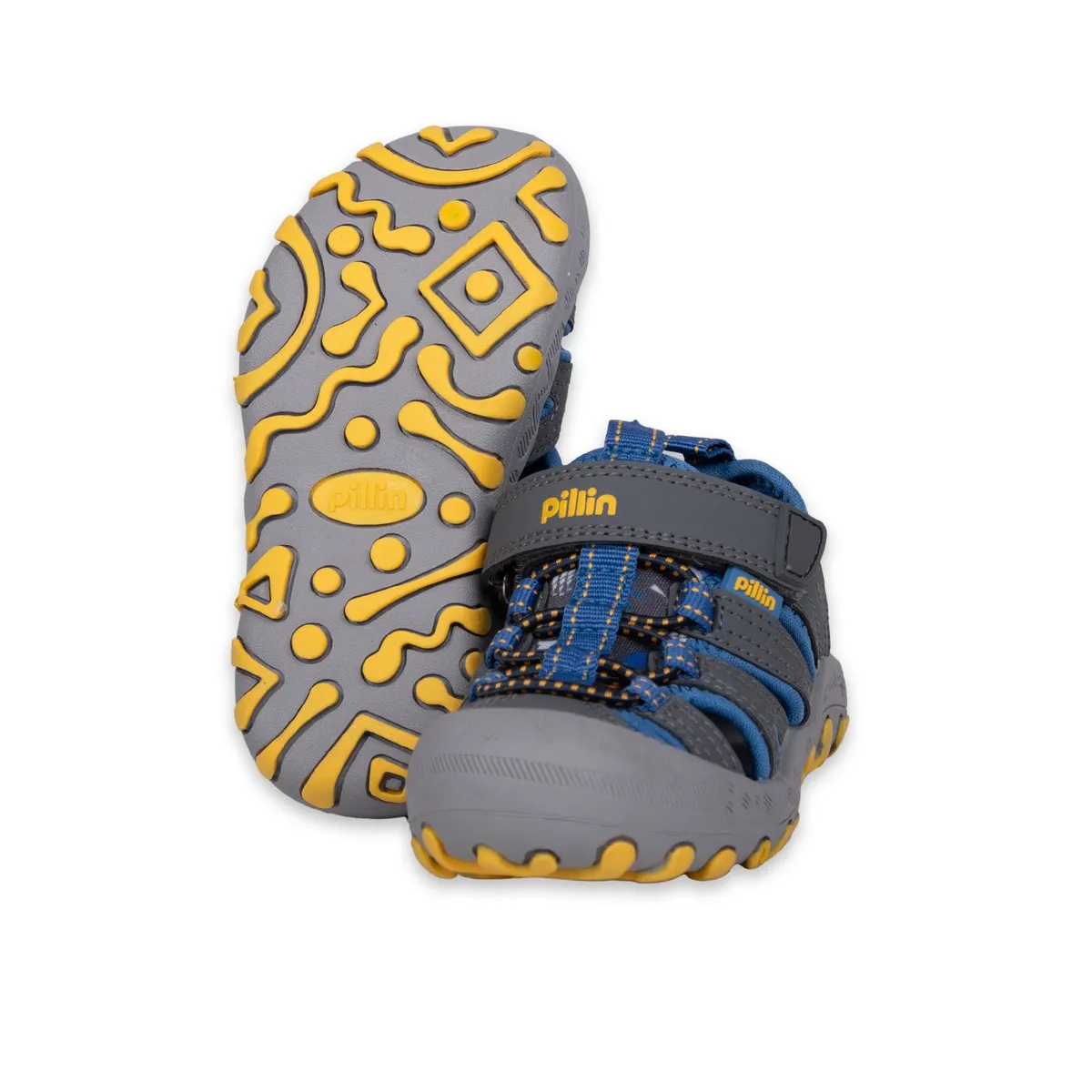 PILLIN - Sandalias Outdoor Bebe Niño Gris Pillin PILLIN