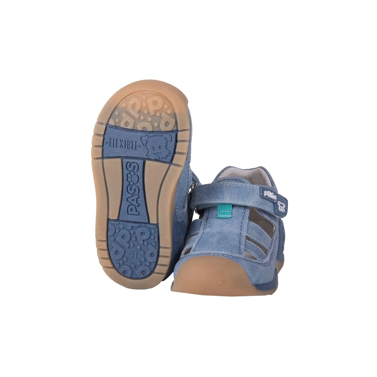 PILLIN - Sandalias Pasos Bebe Niño Celeste Pillin PILLIN