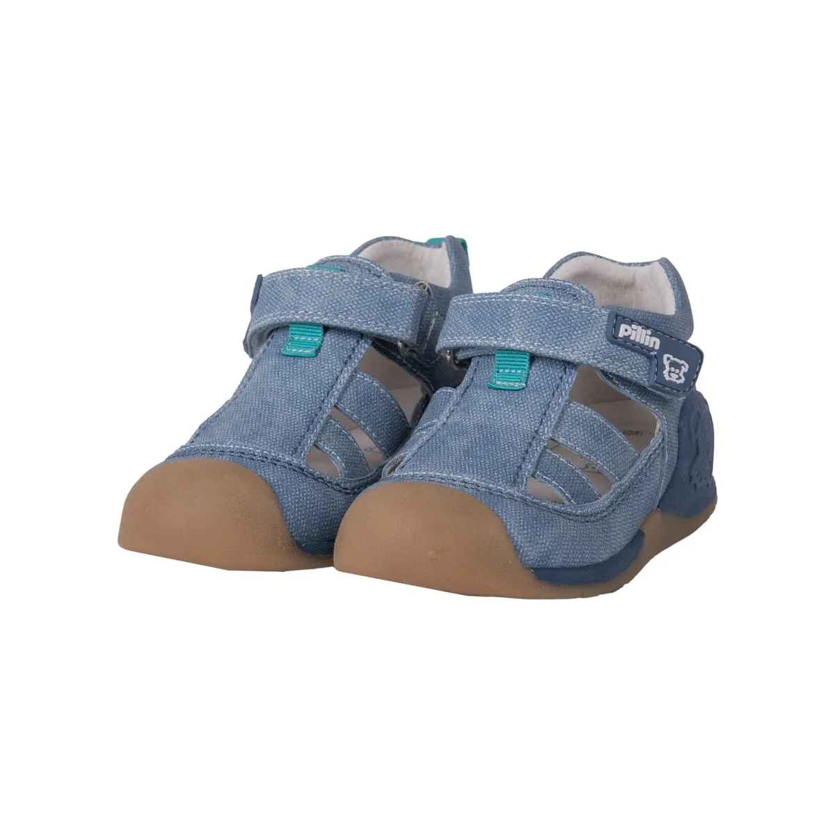 PILLIN - Sandalias Pasos Bebe Niño Celeste Pillin PILLIN