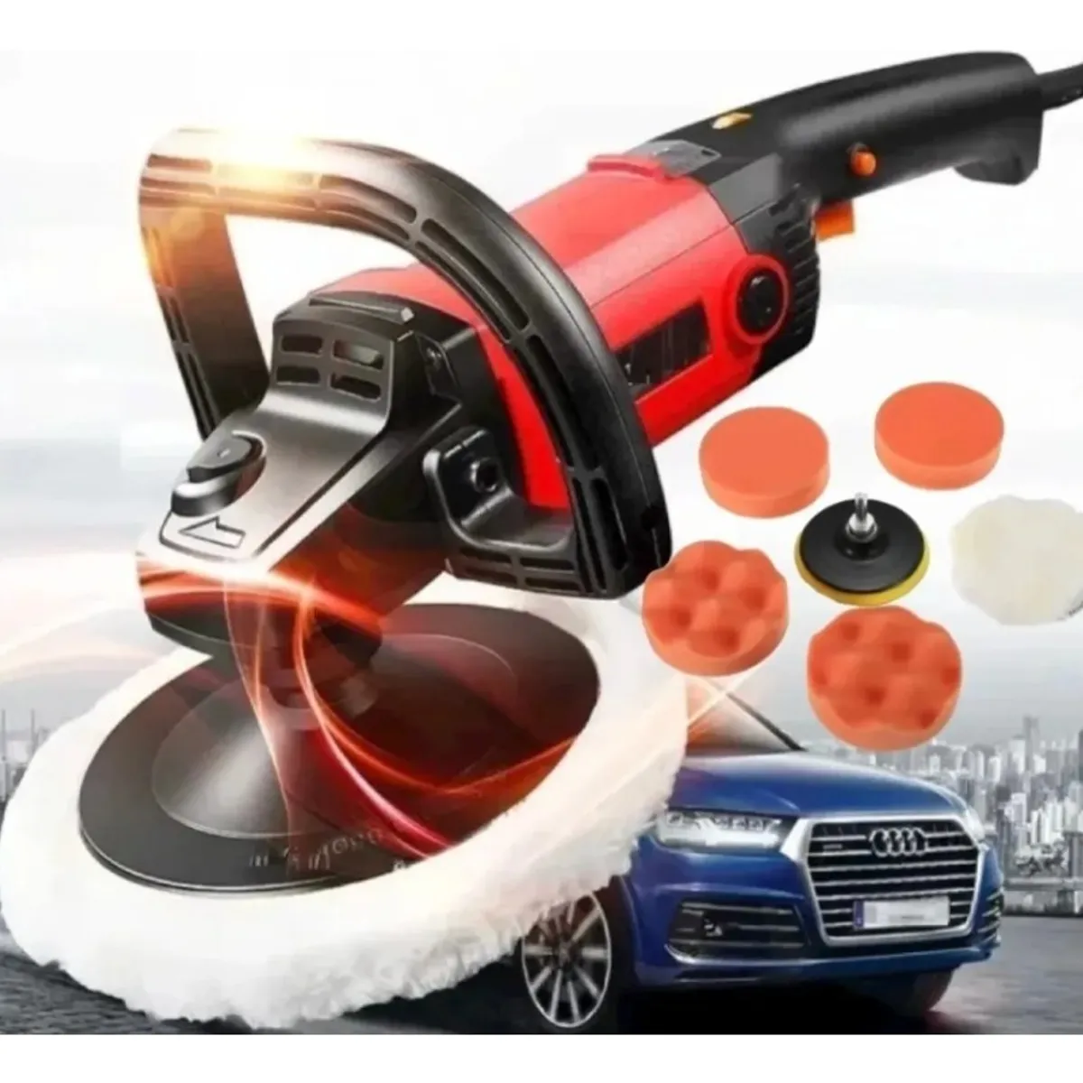 U BUY - Pulidora Auto  Profesional Potente Lijadora 1400w 3600rpm