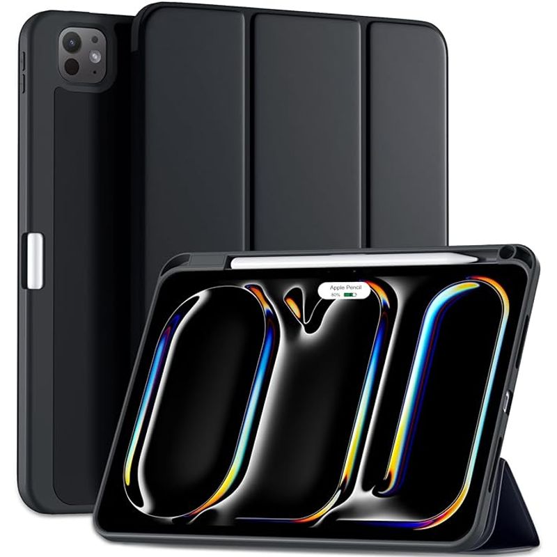 GENERICO - Funda Smart Cover Para iPad Pro 13 M4 2024 - Negro