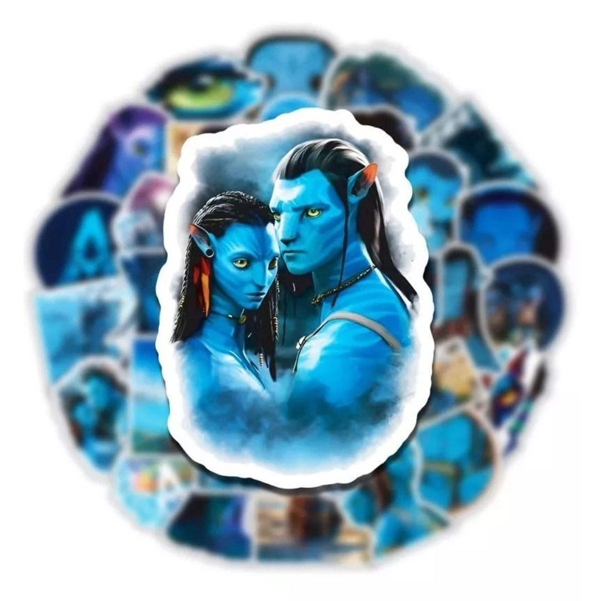 GARSIL - 50 Stickers De  Avatar - Etiquetas Autoadhesivas