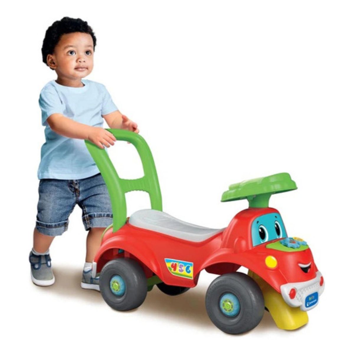 CLEMENTONI - Coche Correpasillos Clementoni 3 En 1