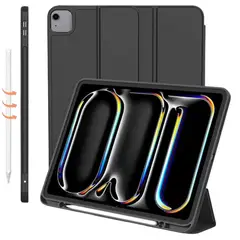 GENERICO - Funda Smart Cover Para iPad Air 13 M2 2024 - Negro