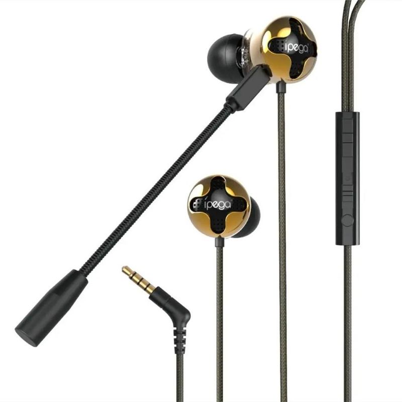 IPEGA - Audífono Gamer In Ear Ps4  Ps5  Xbox  Pc R-012 Ipega