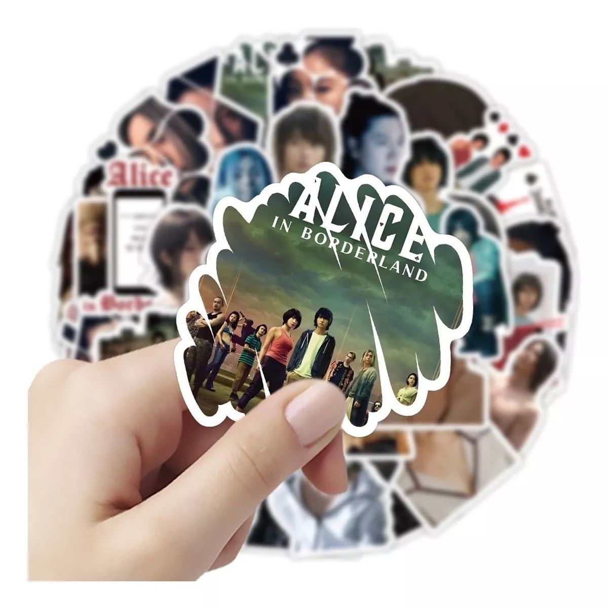 GARSIL - 50 Stickers De Alice In Borderland - Etiquetas Autoadhesivas