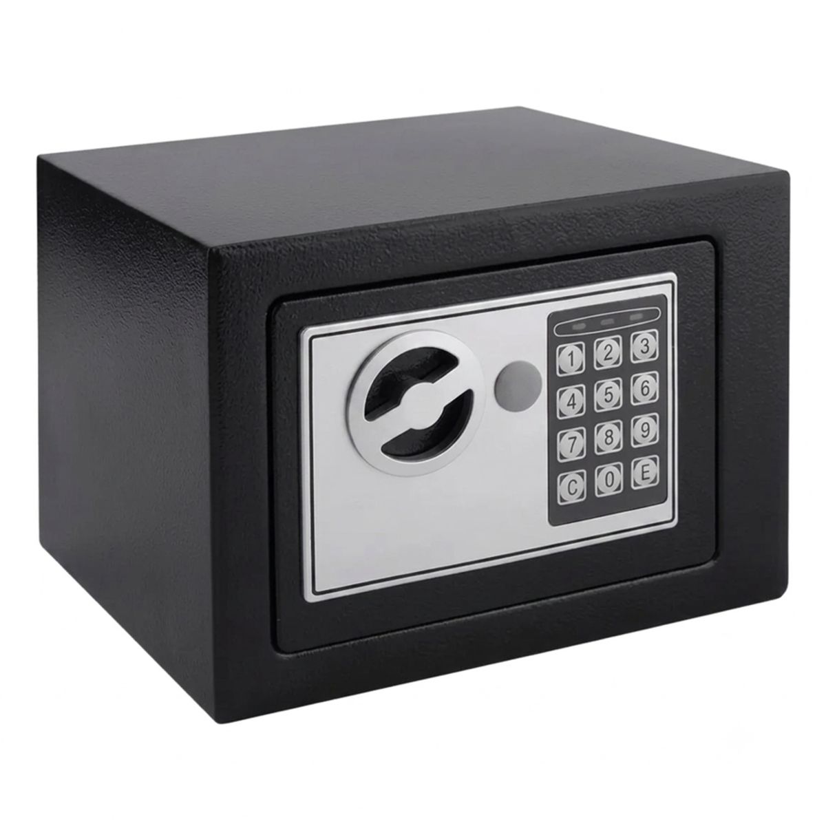 GENERICO - Caja Fuerte Caja Seguridad Digital Para Anclar A La Pared Color Negro 23x17cm
