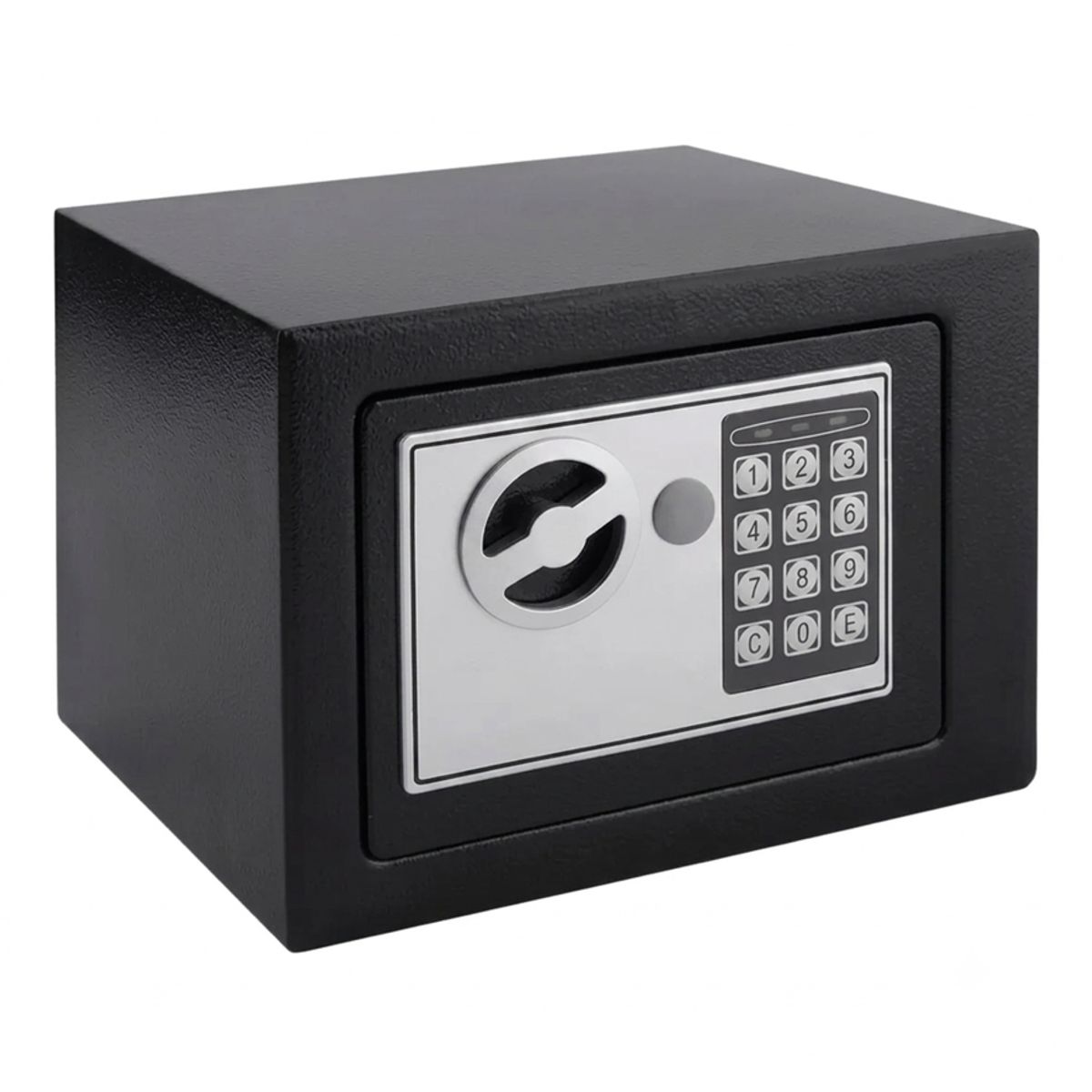 GENERICO - Caja Fuerte Caja Seguridad Digital Para Anclar A La Pared Color Negro 23x17cm