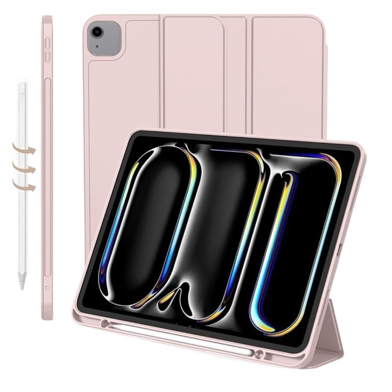GENERICO - Funda Smart Cover Para iPad Air 13 M2 2024 - Rosa