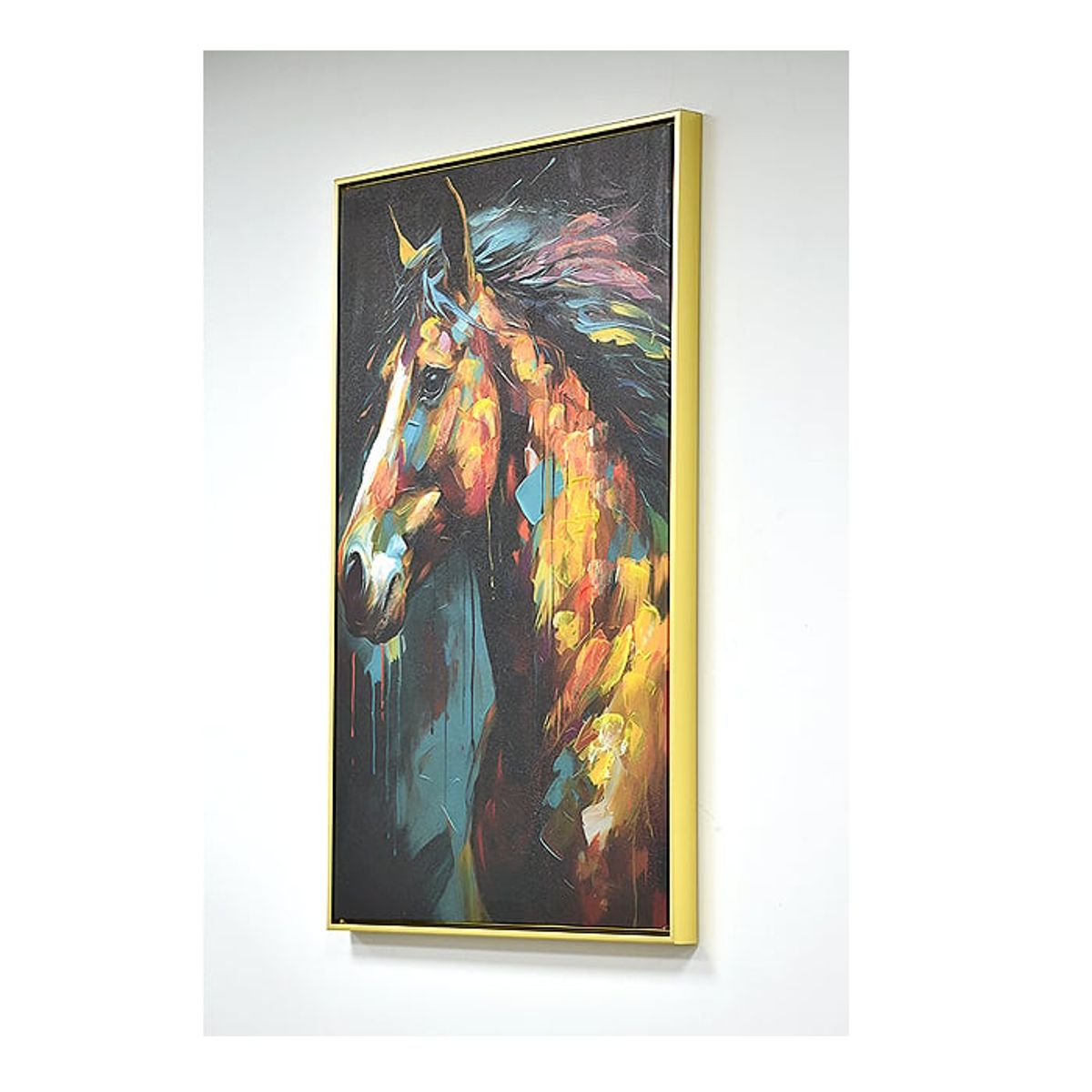 MSA MUEBLES SANTA ANA - Cuadro Caballo Feliz 60 x 90