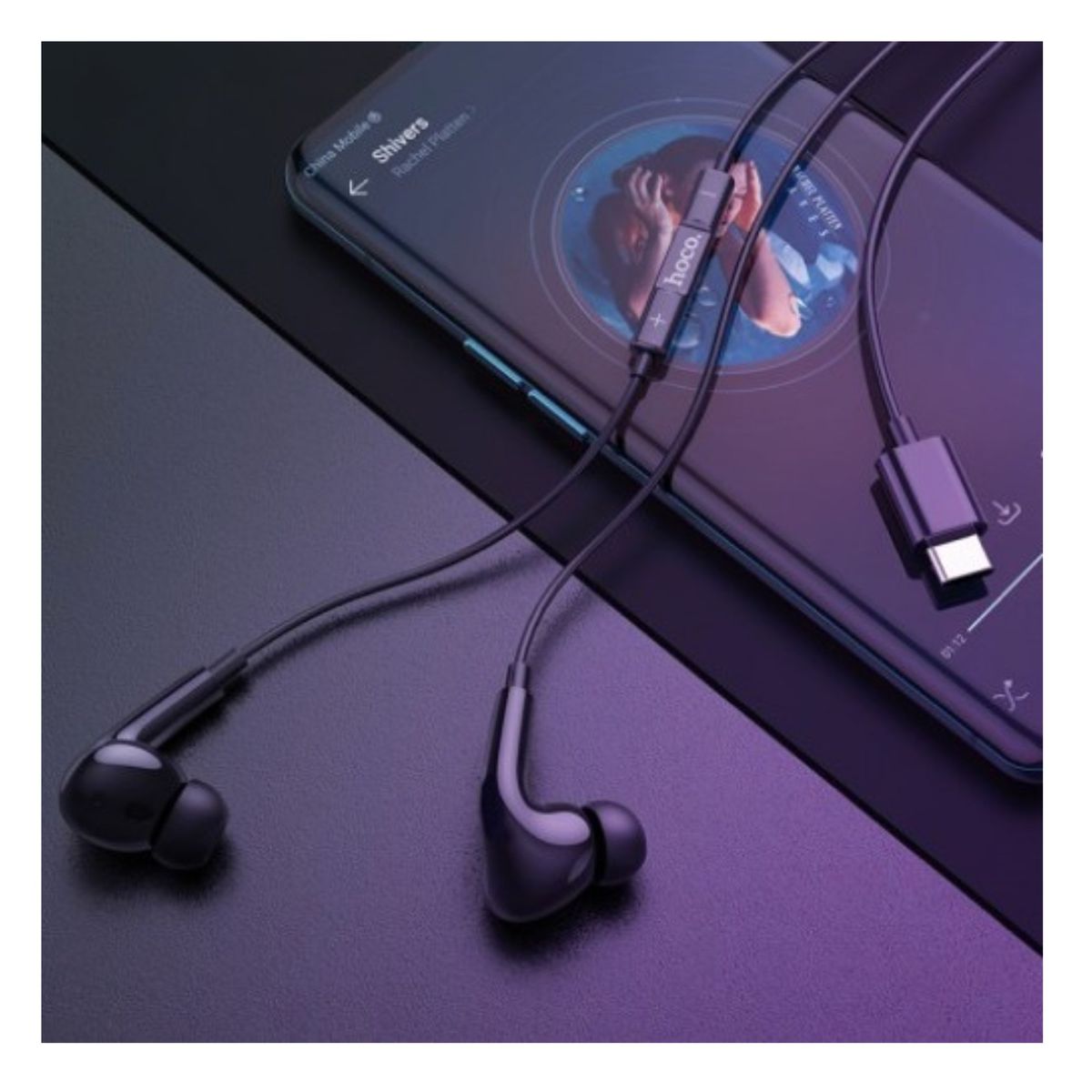 HOCO - Audífonos Pro M1 Tipo C Serie Original Hoco Negro