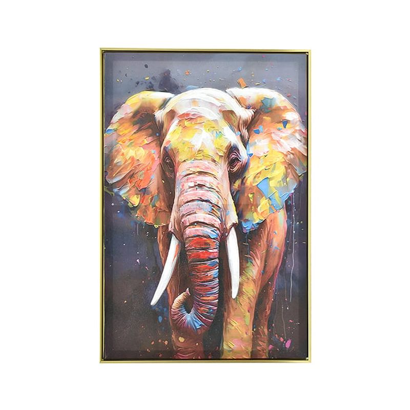 GENERICO - Cuadro Elefante Feliz 60 x 90