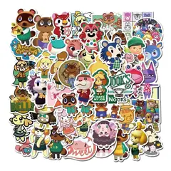 GARSIL - 50 Stickers De Animal Crossing - Etiquetas Autoadhesivas