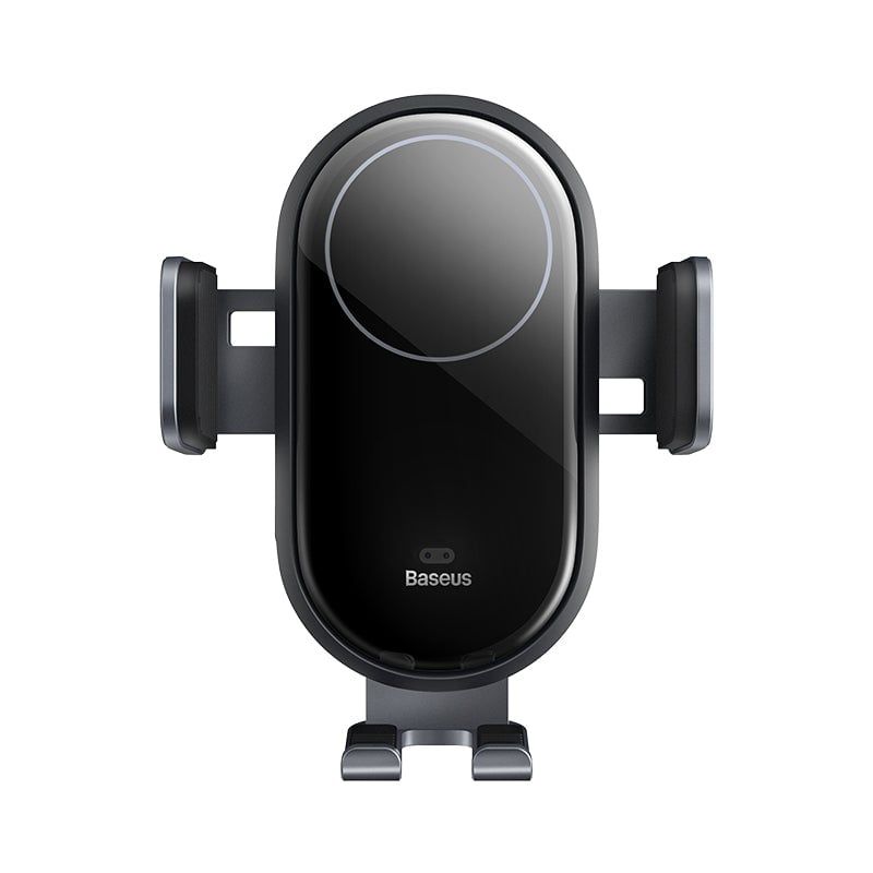 BASEUS - Soporte auto con cargador inductivo 15W Baseus LightChaser - Negro