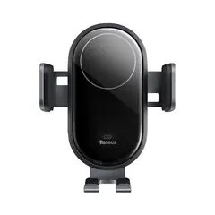 BASEUS - Soporte auto con cargador inductivo 15W LightChaser - Negro
