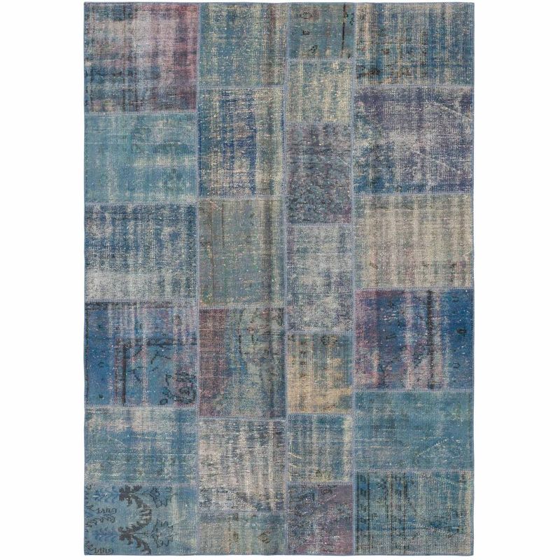 RUGS CL - Alfombra Rugscl Patchwork Azul 170x241 2346AT