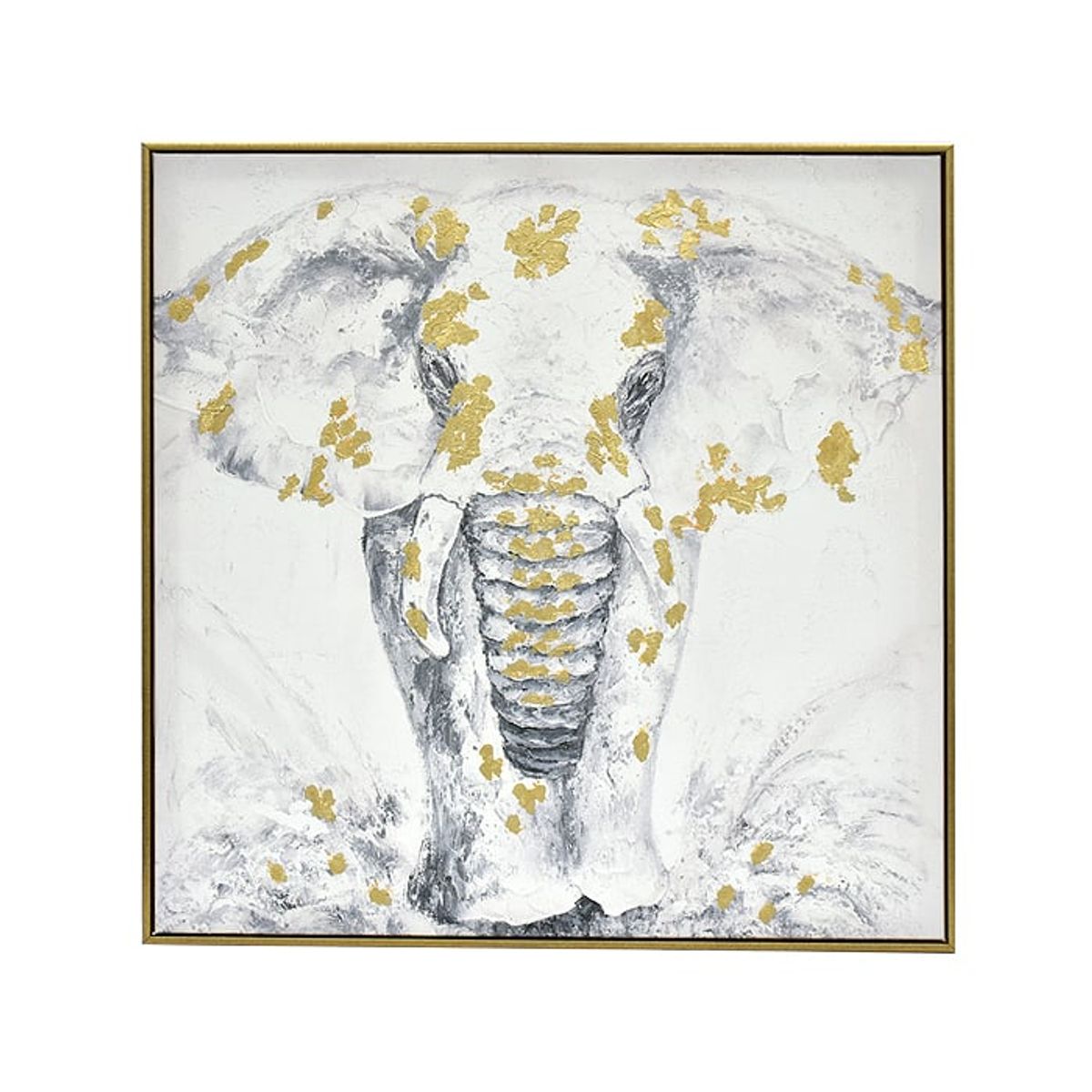 MSA MUEBLES SANTA ANA - Cuadro Elefante a Casa 80 x 80