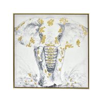 Cuadro Elefante a Casa 80 x 80