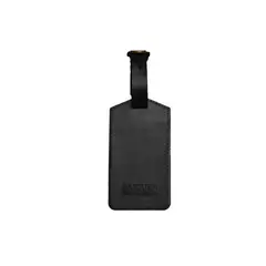 RAIQUEN - Identificador Para Equipaje Cuero Negro Hecho a Mano