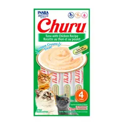CHURU - Inaba gato, sabor Atún y Pollo, 56 g