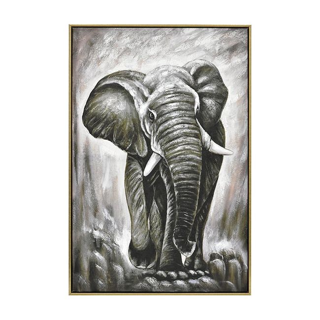 MSA MUEBLES SANTA ANA - Cuadro Elefante Majestuoso 60×90