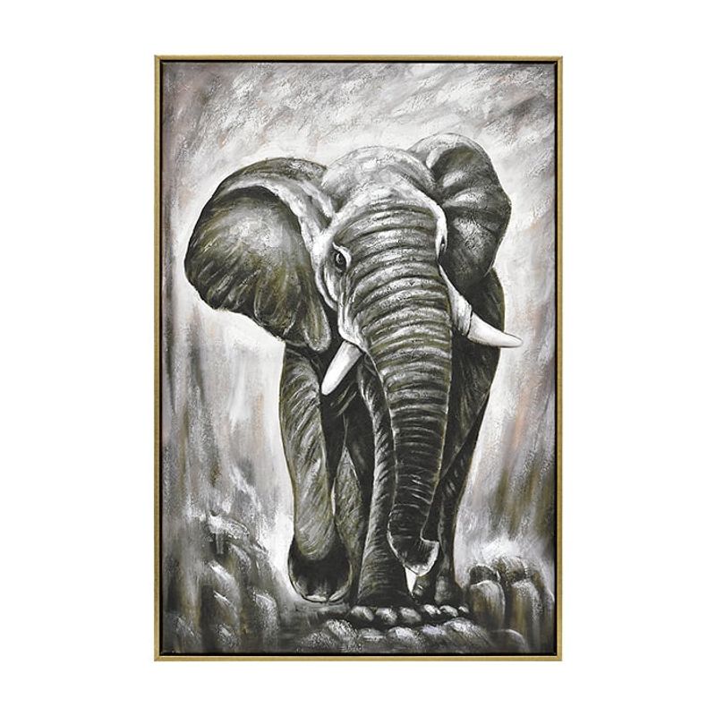 GENERICO - Cuadro Elefante Majestuoso 60×90