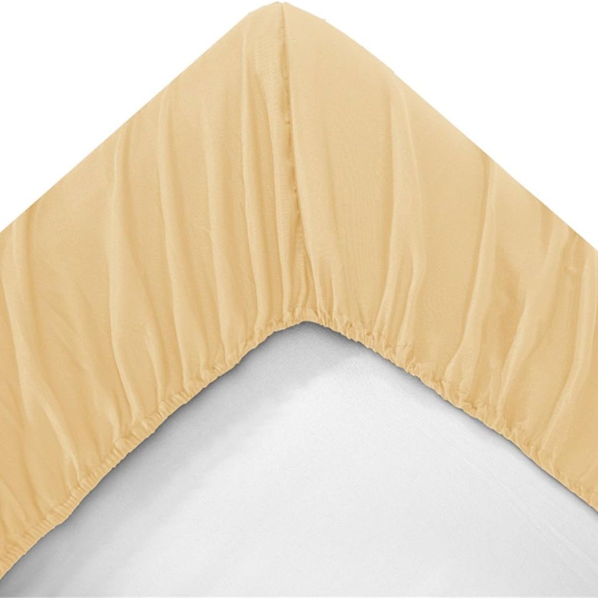 GENERICO - SABANA BEIGE 2 PLAZA UNICOLOR 4 PIEZAS MATERIAL DE ALGODON WYM