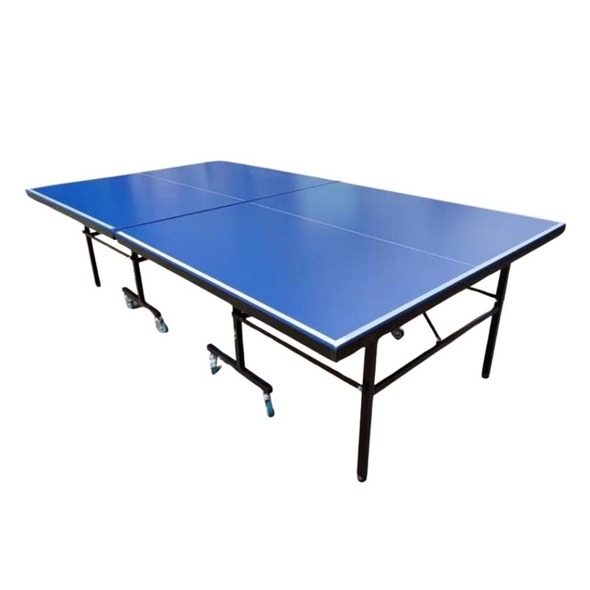 AUCKLAND OUTDOOR - Mesa Ping Pong Exterior Plegable Ruedas Estructura De Acero