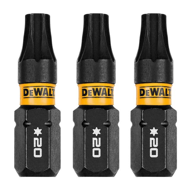 DEWALT - Set 3 puntas Torx 1” Flextorq® DEWALT DWAF1TX20IR3