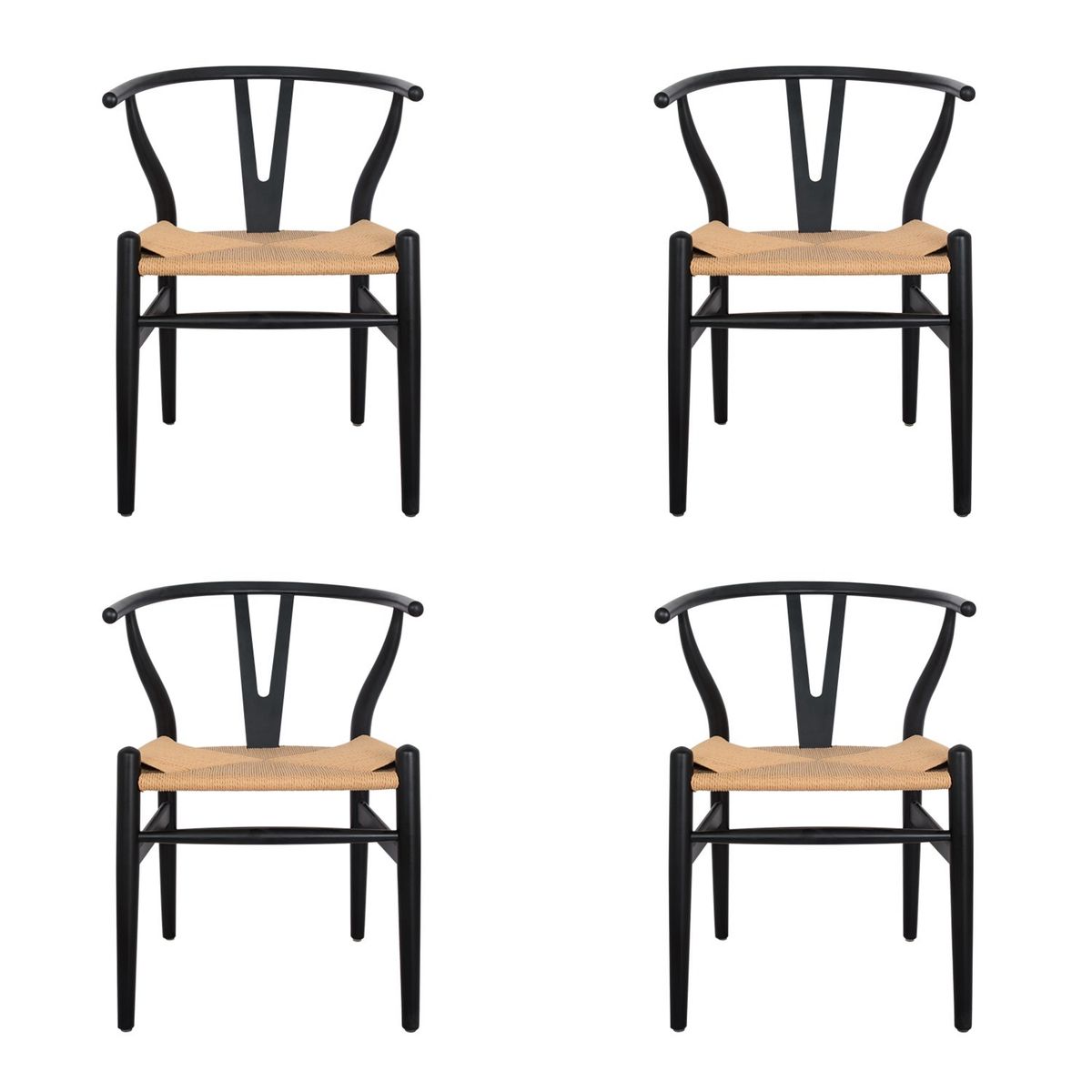 BOKAN - Pack 4 Sillas Lucca Bicolor